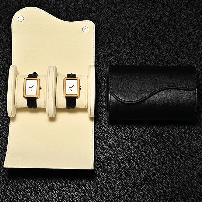 Étui Voyage Montre Cuir Duo Ovale