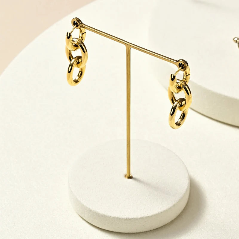 Presentoir Bijoux Beige Vitrine Collier Bague Bracelet