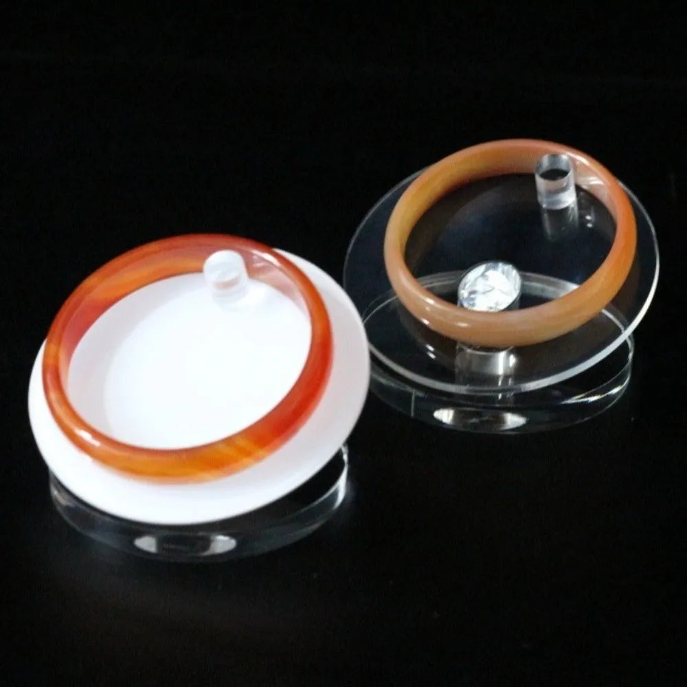 Présentoir Bracelet Acrylique Transparent Rond Rangement