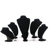 Présentoir Collier Velours Noir Multi-Tailles