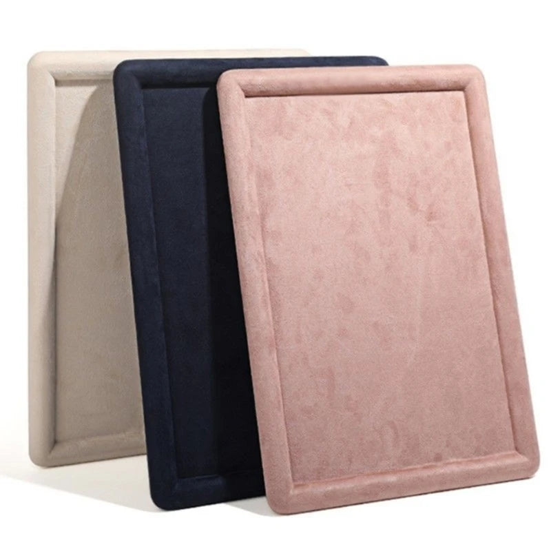 Plateau Bijoux Cuir Velours Organisateur Tiroir