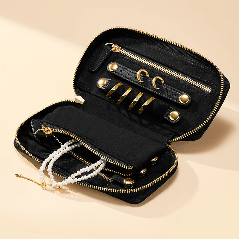 Mallette Bijoux Cuir Voyage Multifonction Premium