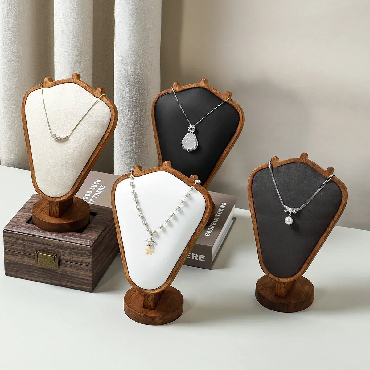Présentoir Collier Fantaisie Velours