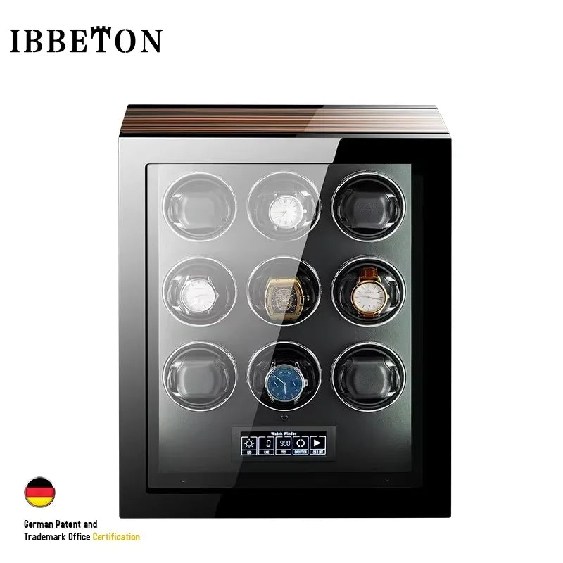 Coffre Fort Montre Bois Remontoir 2 4 6 9 12 Smart