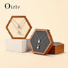 Présentoir Collier Bois Hexagonal Suspendu Vitrine
