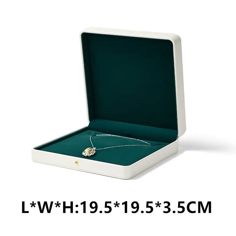 Boite Bijoux Velours Mariage Bague Collier Cadeau