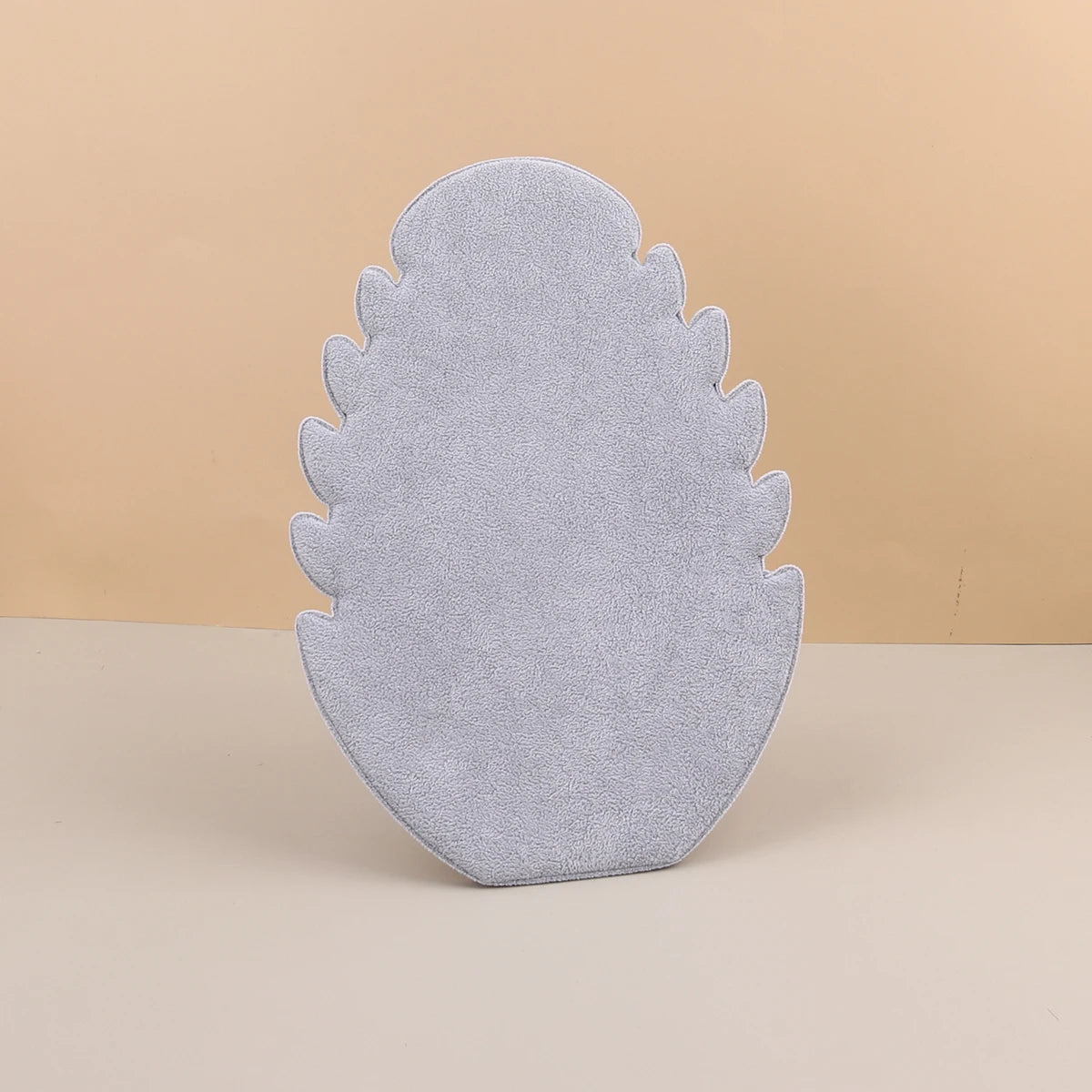 Présentoir Collier Velours Feuille Plat