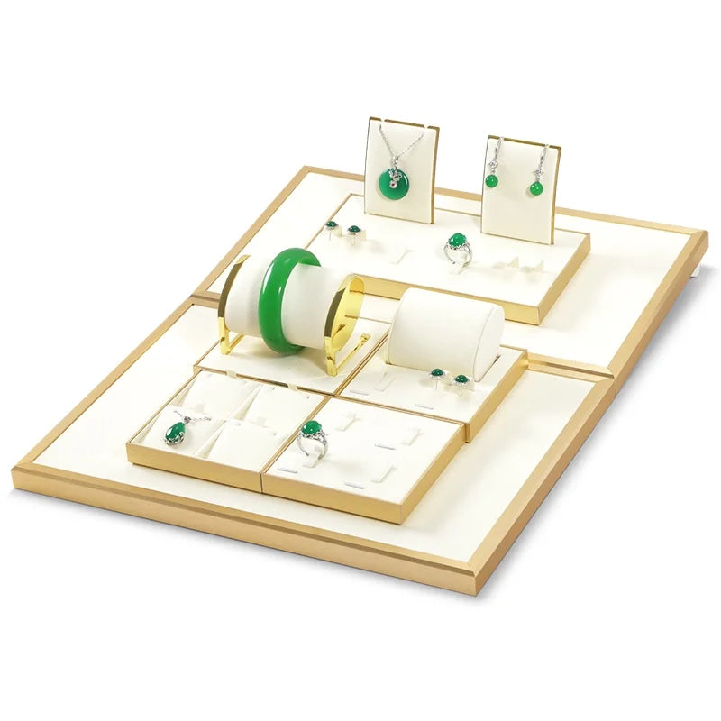 Présentoir Bijoux Métal Rotatif Multifonction Pivotant