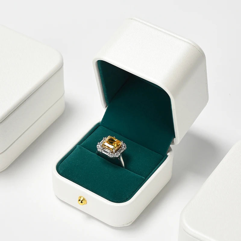 Boîte Bague Velours Cadeau Mariage Bijoux