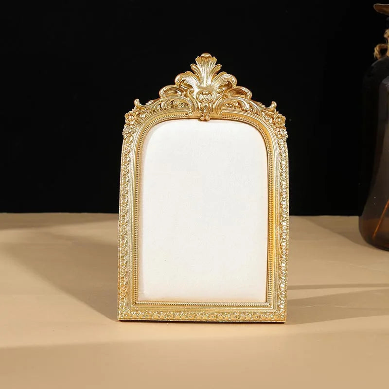 Plateau Bague Velours Cadre Photo Bagues