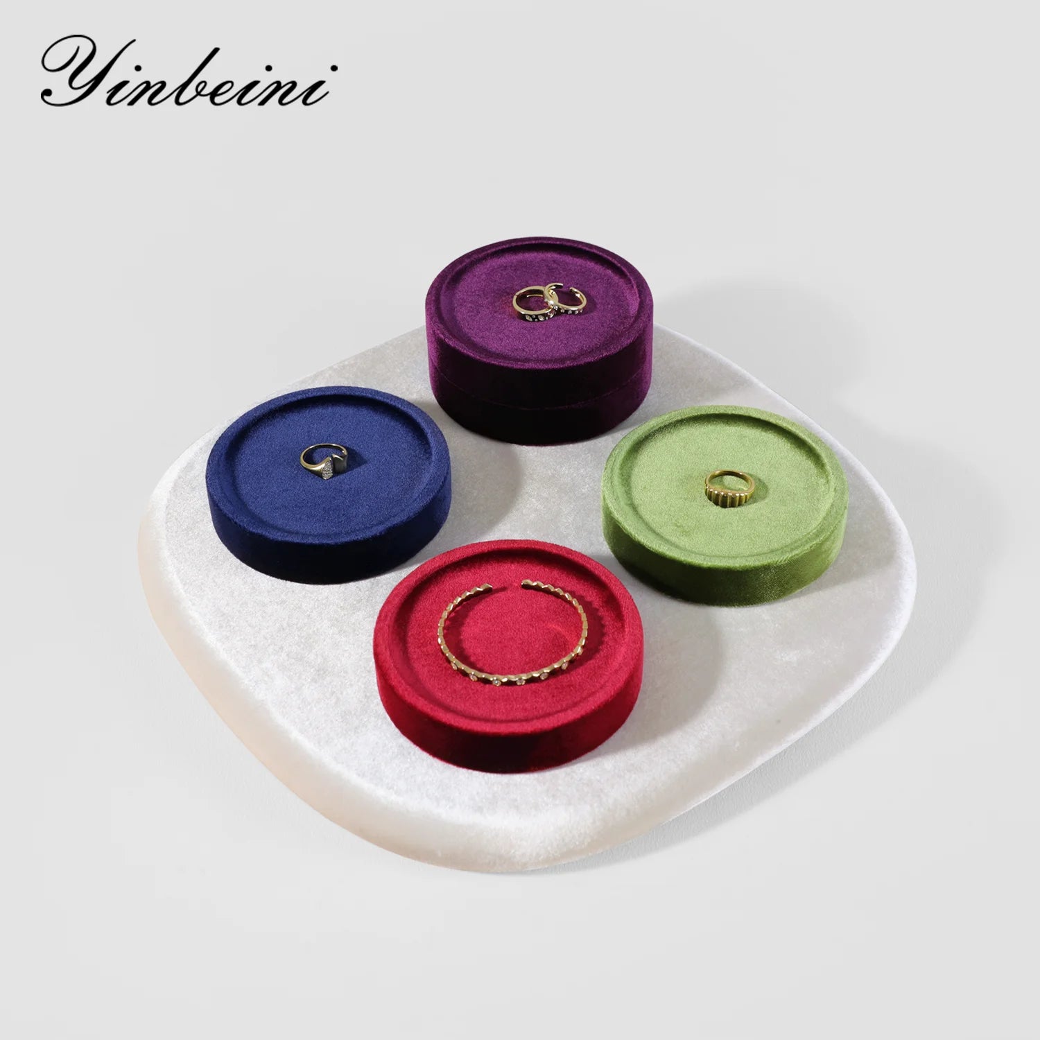 Plateau Bracelet Velours Premium Bagues