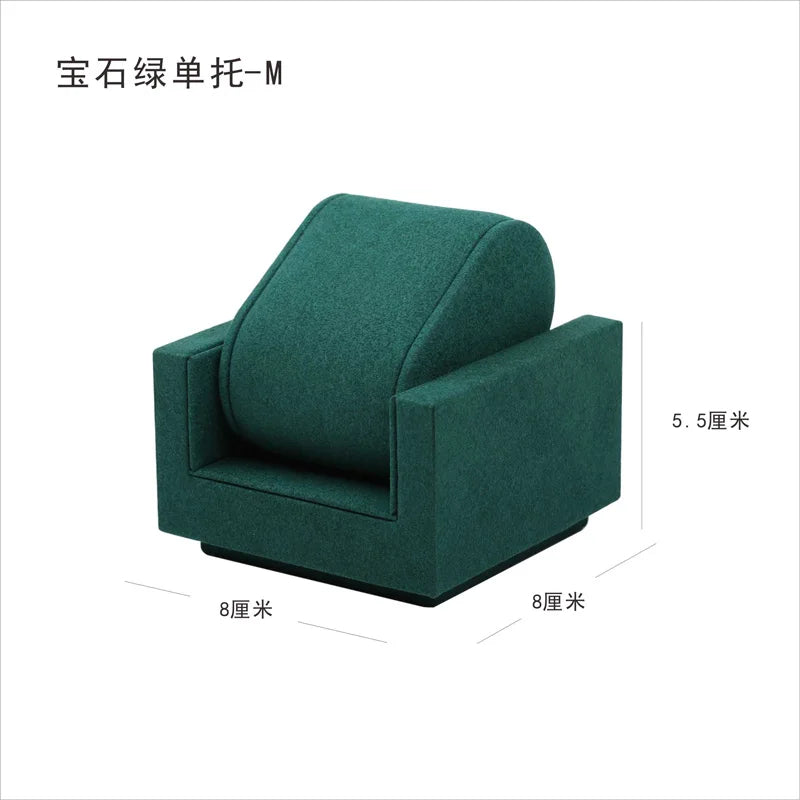 Présentoir Métal Microfibre Montre Fenêtre Créatif Bijoux