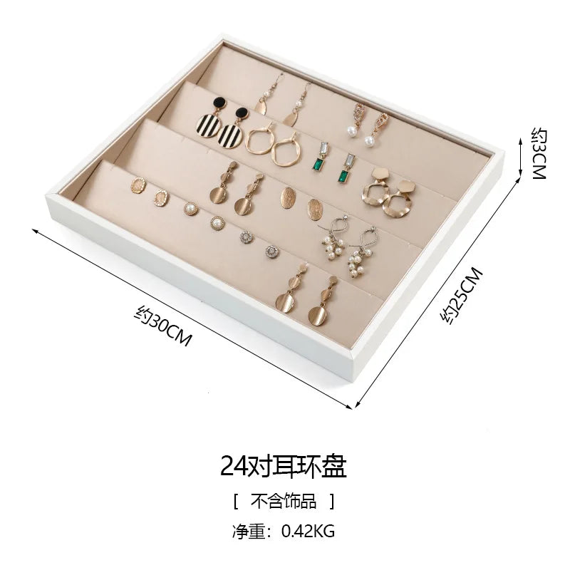 Plateau Bijoux Cuir Tiroir Comptoir Modulable