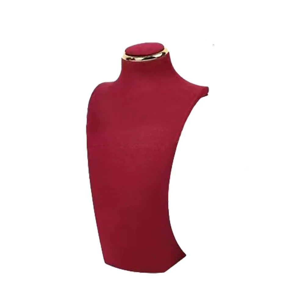 Buste Collier Daim Microfibre Comptoir Joaillerie
