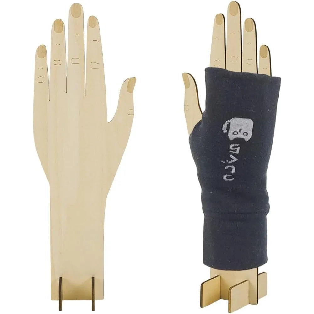 Présentoir Gants Bois Forme Main