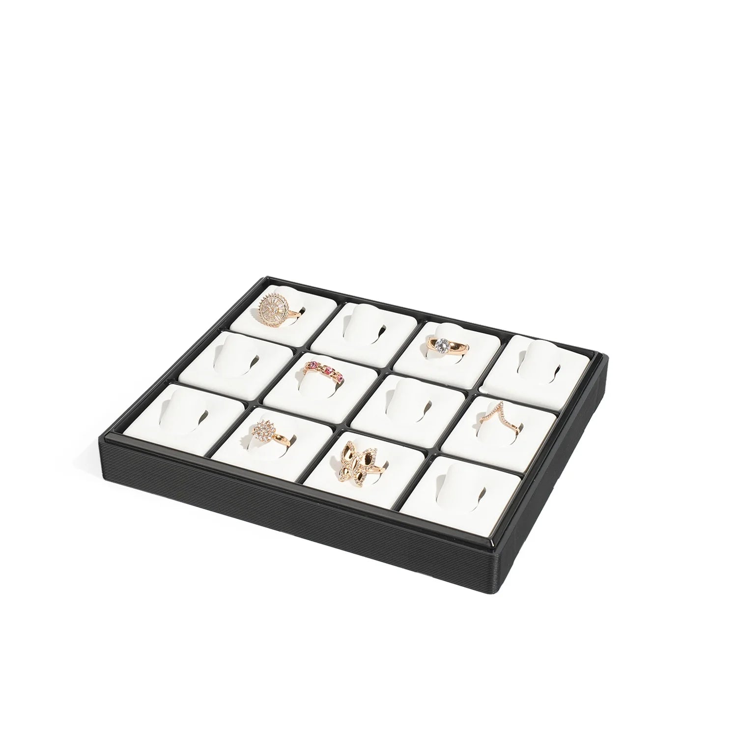 Plateau Acrylique Anneau Boucle Oreille Pendentif Rangement