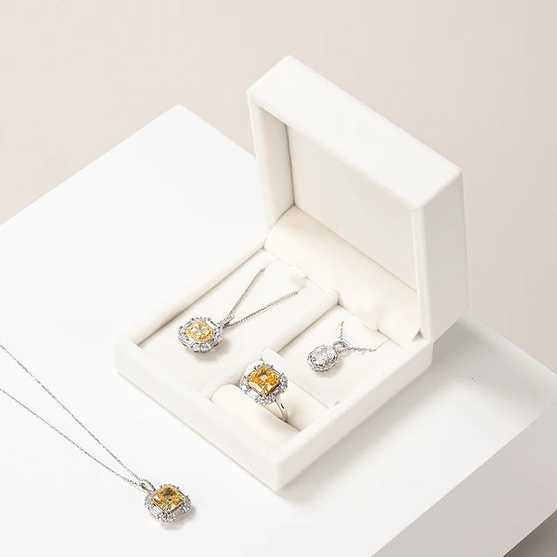 Boîte Bijoux Velours Coffret Mariage