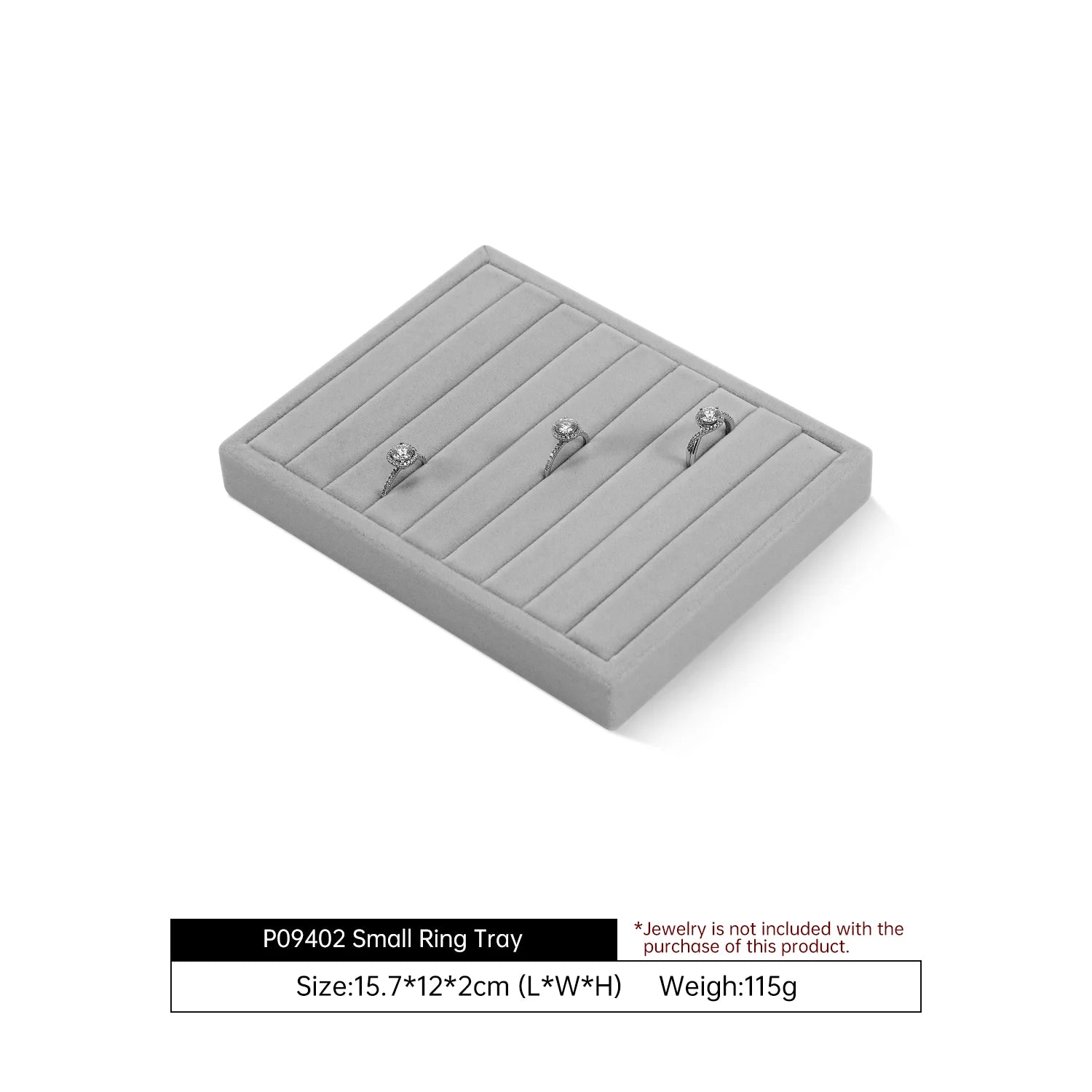 Plateau Bijoux Velours Tiroirs Multi Compartiments