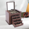 Boîte à Bijoux Bois Vintage Modulable Luxe