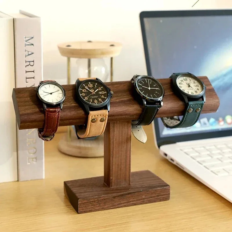 Présentoir Montre Bois Noyer Bracelet T
