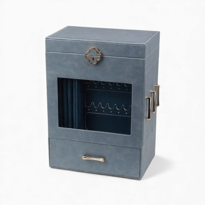 Boîte Bijoux Cuir Grand Modèle Premium