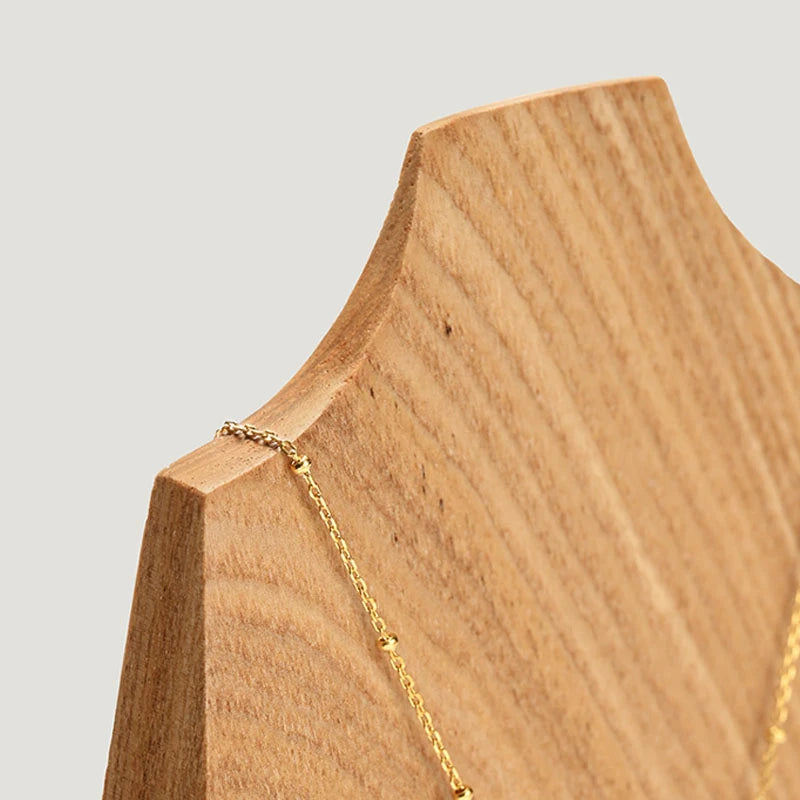 Présentoir Collier Buste Bois