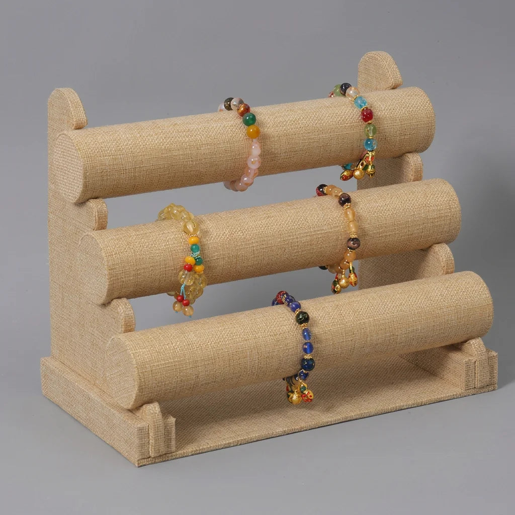 Présentoir Bambou Lin 3 Niveaux Bracelet