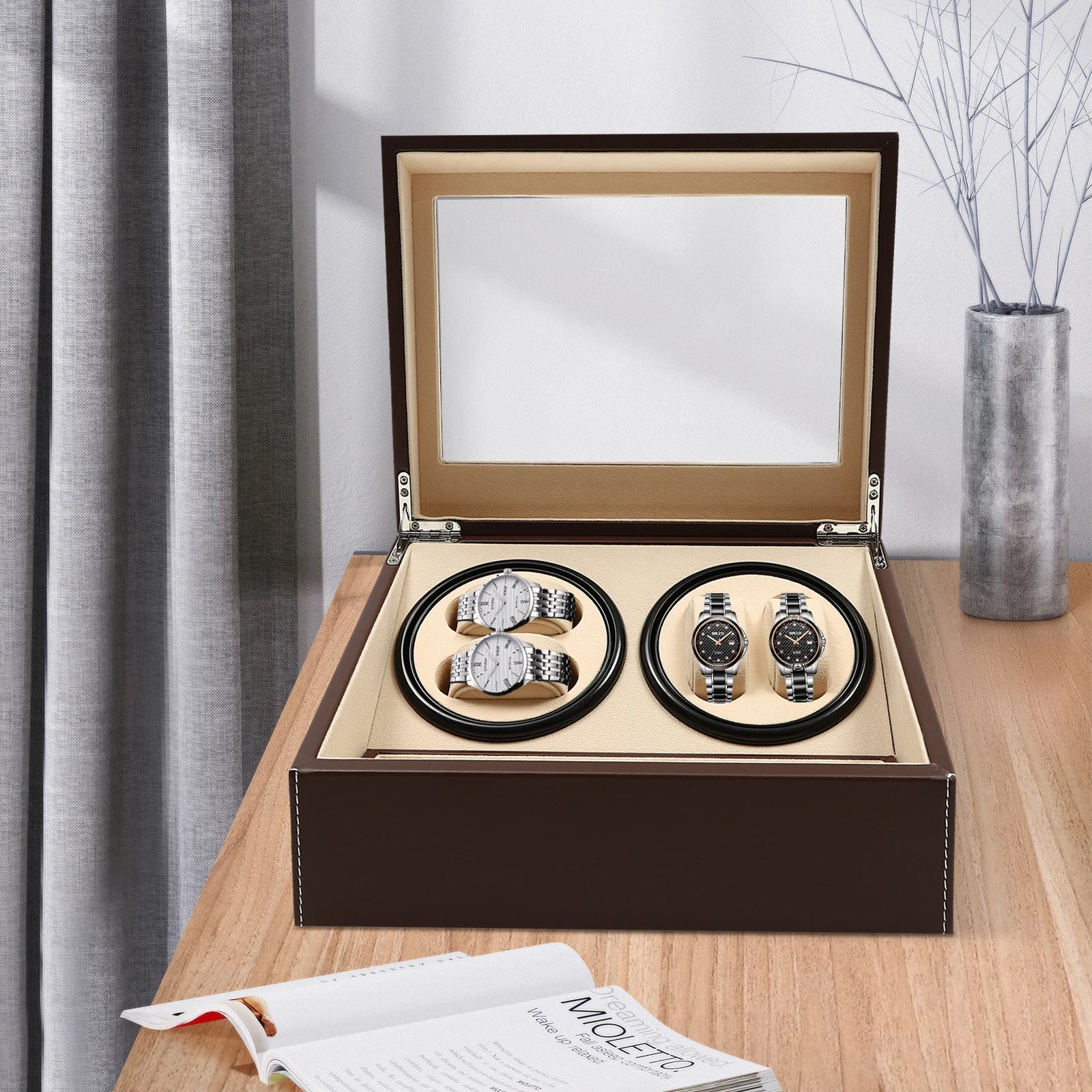 Coffre Fort Montre Remontoir 10 Silencieux