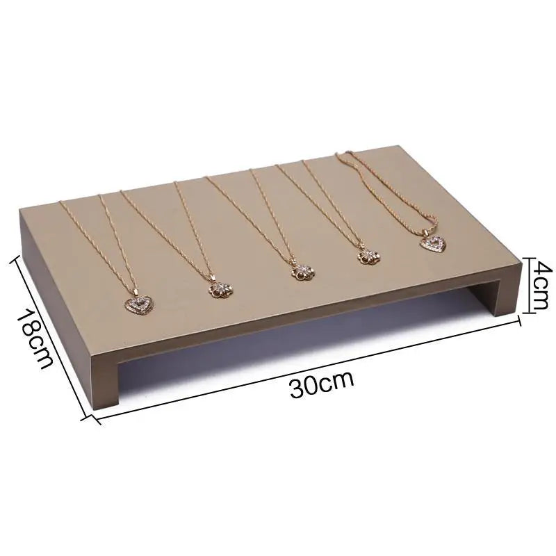 Présentoir Bague Simili Cuir Bracelet Pendentif