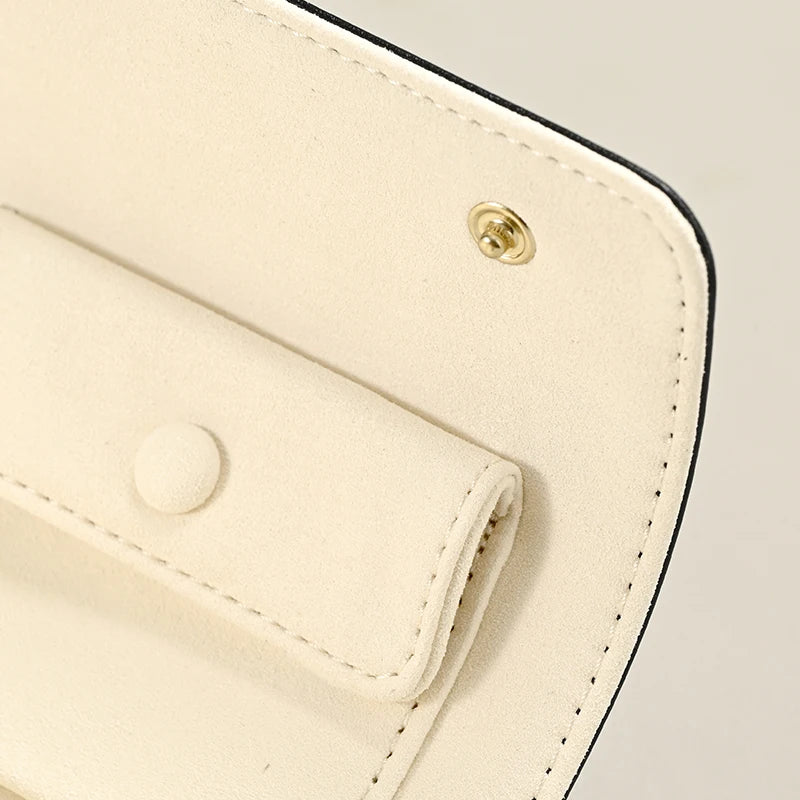 Étui Montre Cuir Voyage Multifonction Compartiment