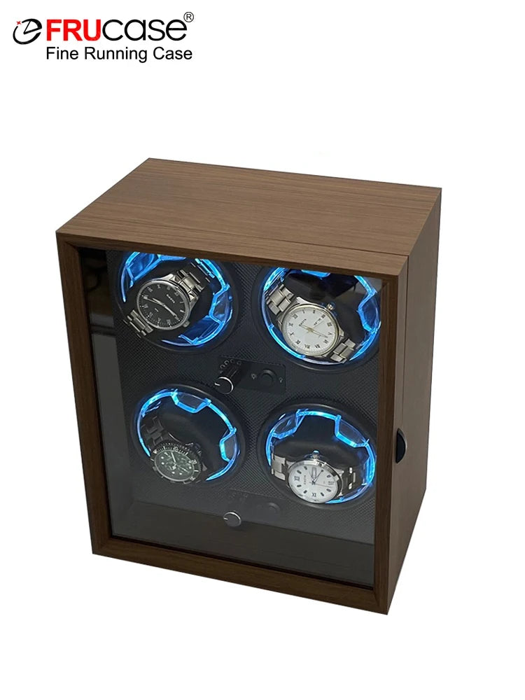 Remontoir Montre Bois 5 Modes Programmables