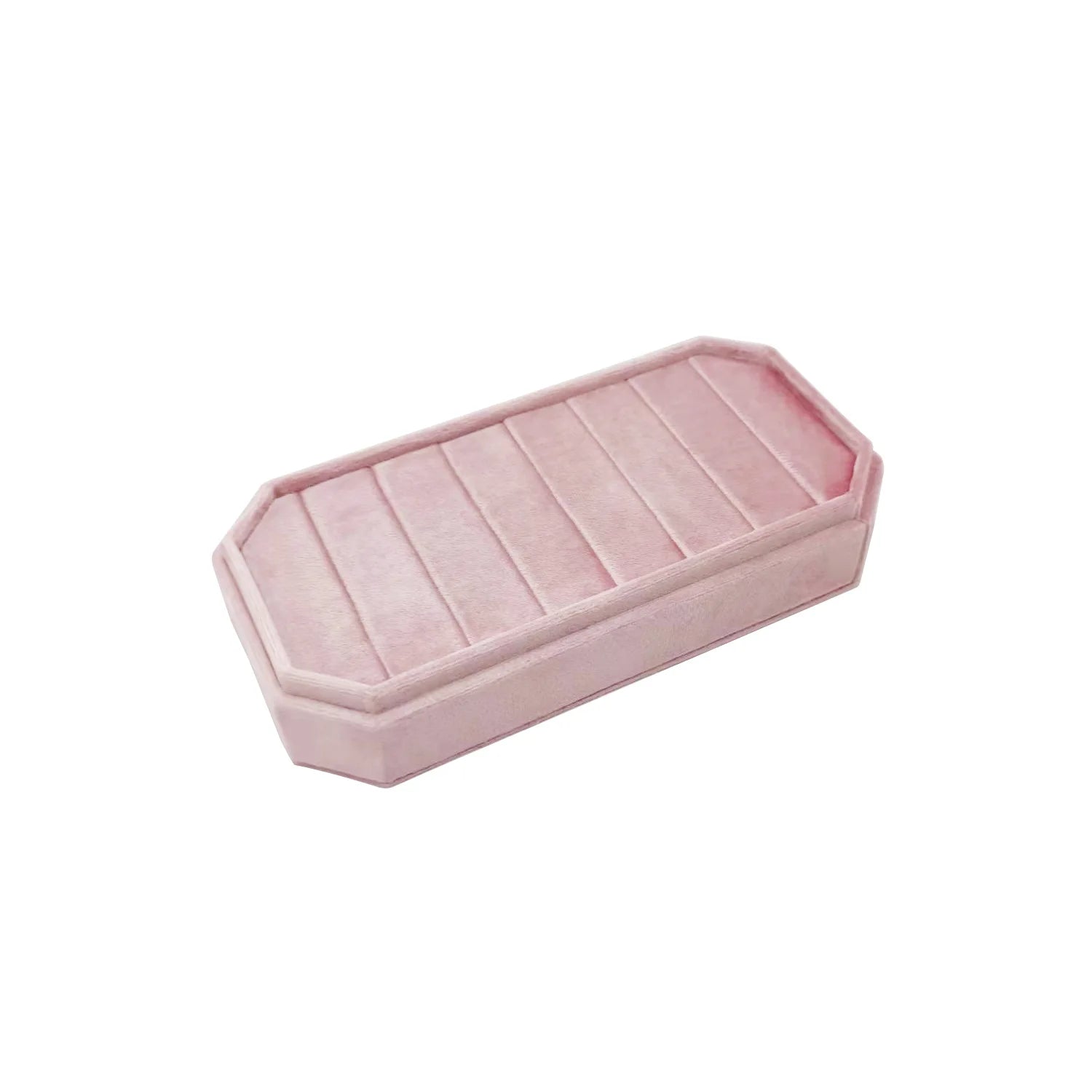 Boîte Bijoux Plateau Velours Couvercle Cadeau