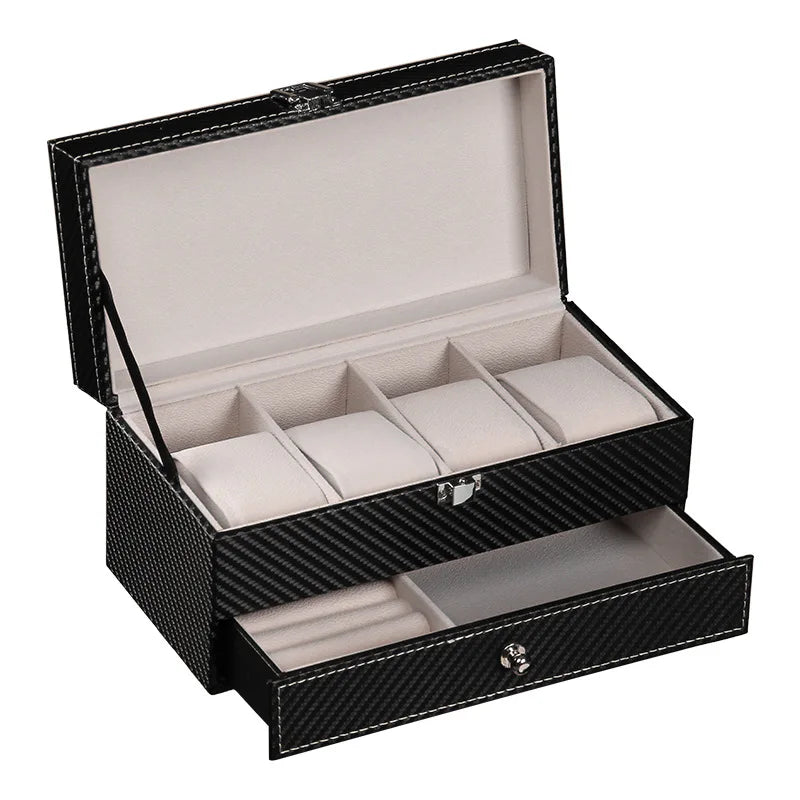 Boite Montre Cuir Coffret Cadeau Coussin
