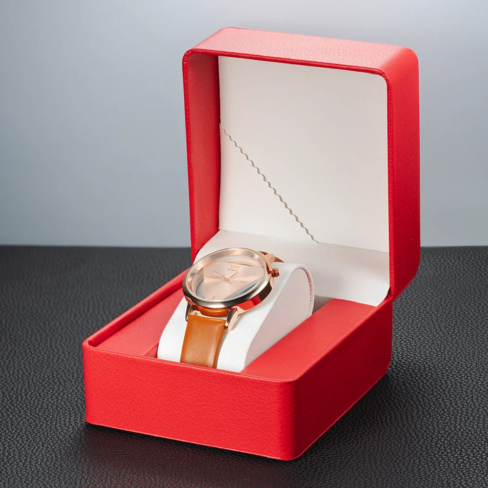 Boîte Montre Cuir Premium Coussin Voyage