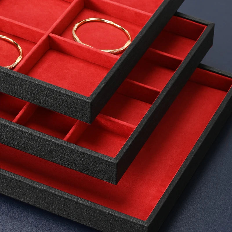 Plateau Bijoux Cuir Luxe Multifonction Organisateur