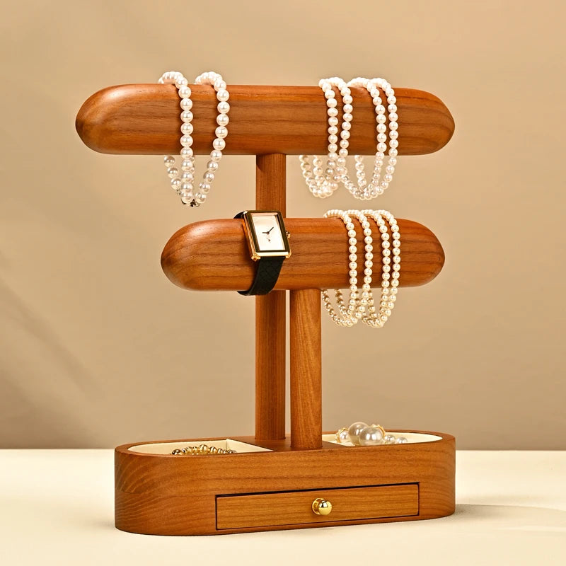 Présentoir Montre Bois Massif Organisateur Bracelet