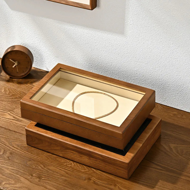 Boîte Bijoux Bois Multi-Configurations Vitrine