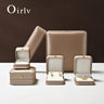 Boîte Bijoux Cuir Doré Coffret Mariage Premium