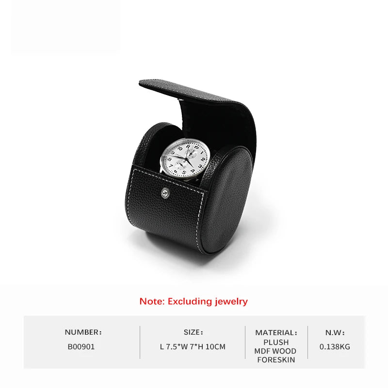 Étui Montre Cuir Voyage Homme