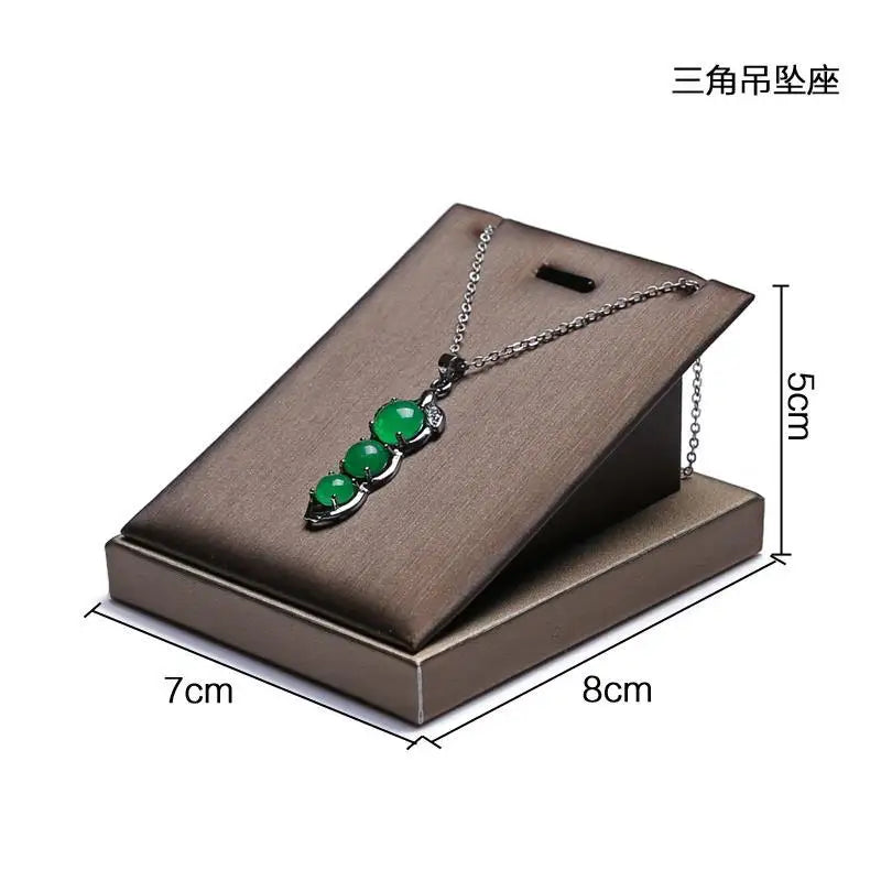 Présentoir Bague Simili Cuir Bracelet Pendentif