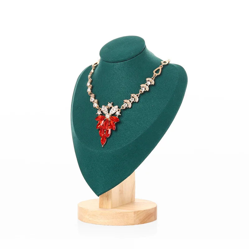 Buste Collier Velours Bambou Spectacle