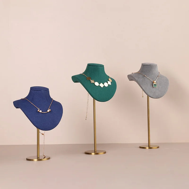 Présentoir Bijoux Velours Organisateur Multicouche