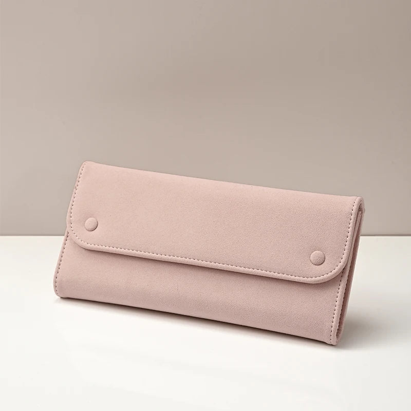 Pochette Bijoux Velours Voyage Portable