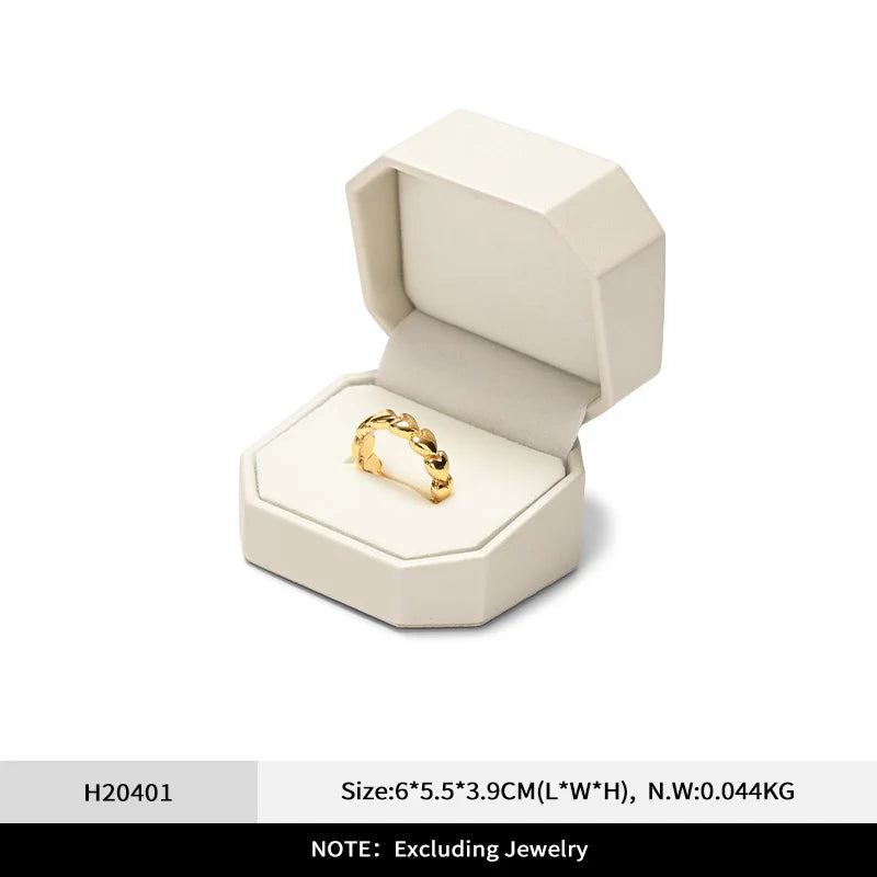 Boîte Bijoux Cuir Mariage Demande Coffret