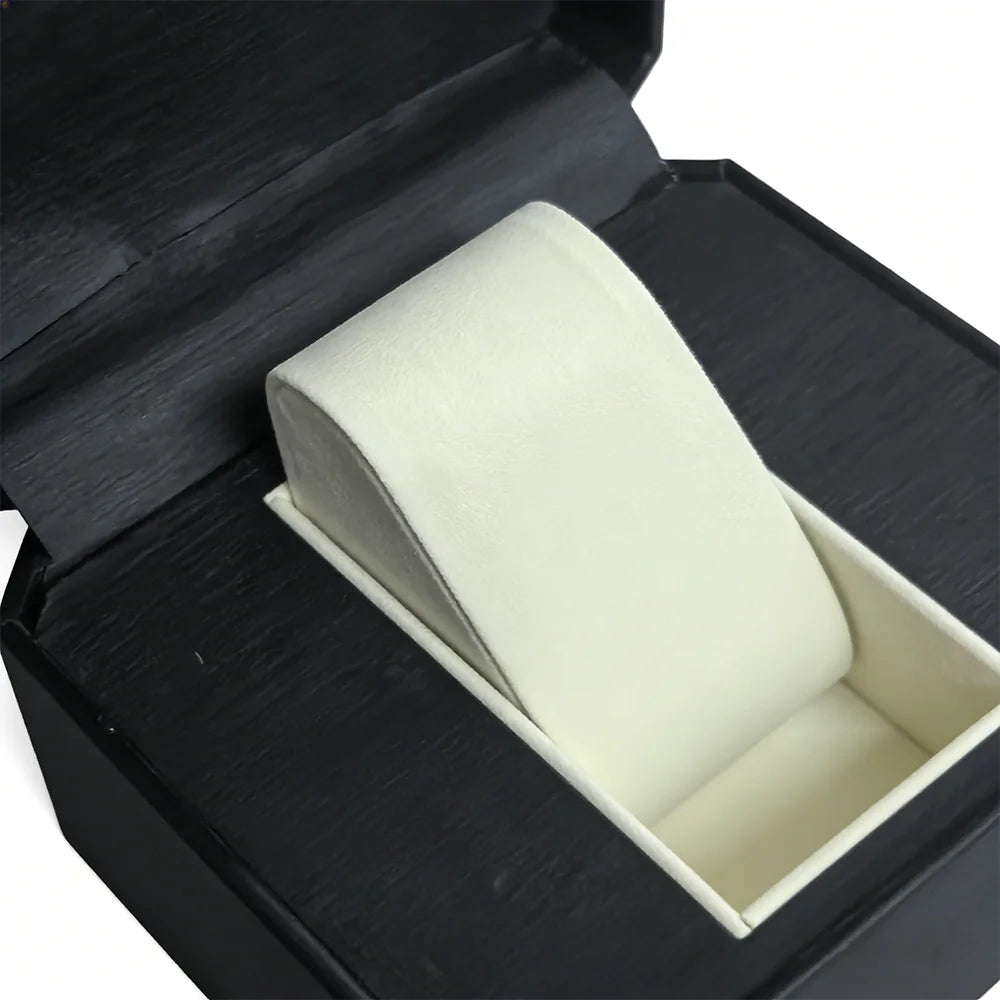 Étui Montre Cuir Voyage Élégant Présentation