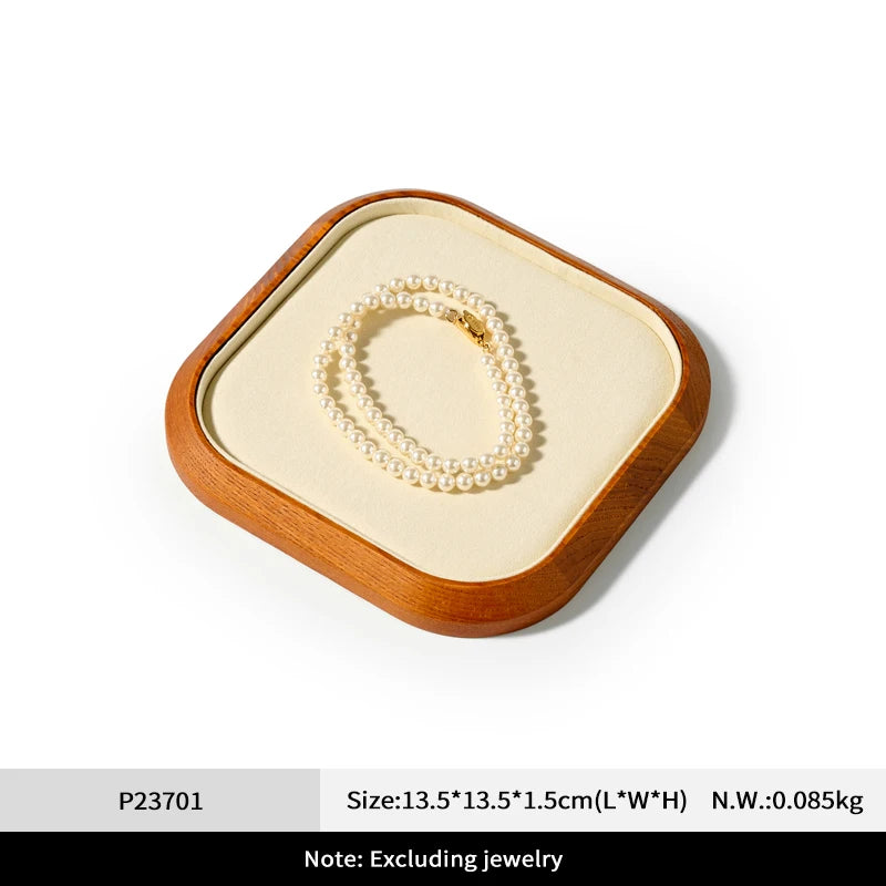 Plateau Bijoux Bois Massif Multi-Bijoux 13.5cm