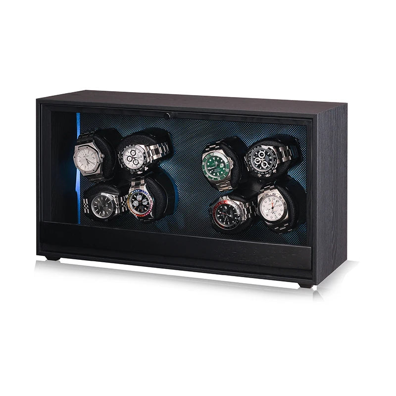 Coffre Fort Montre Bois Remontoir Automatique RGB