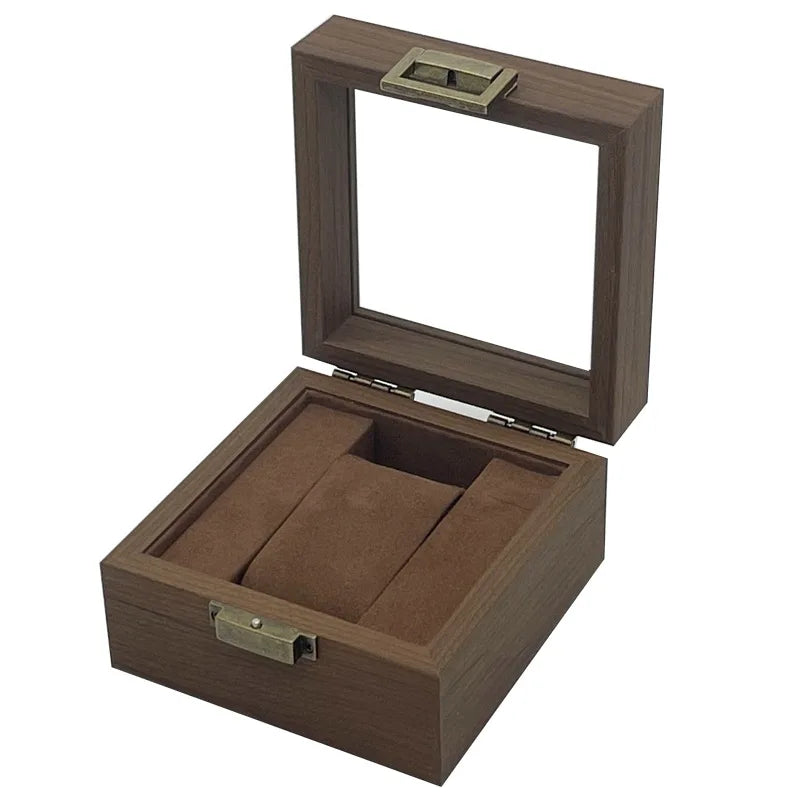 Boîte Montre Bois Vintage Rangement