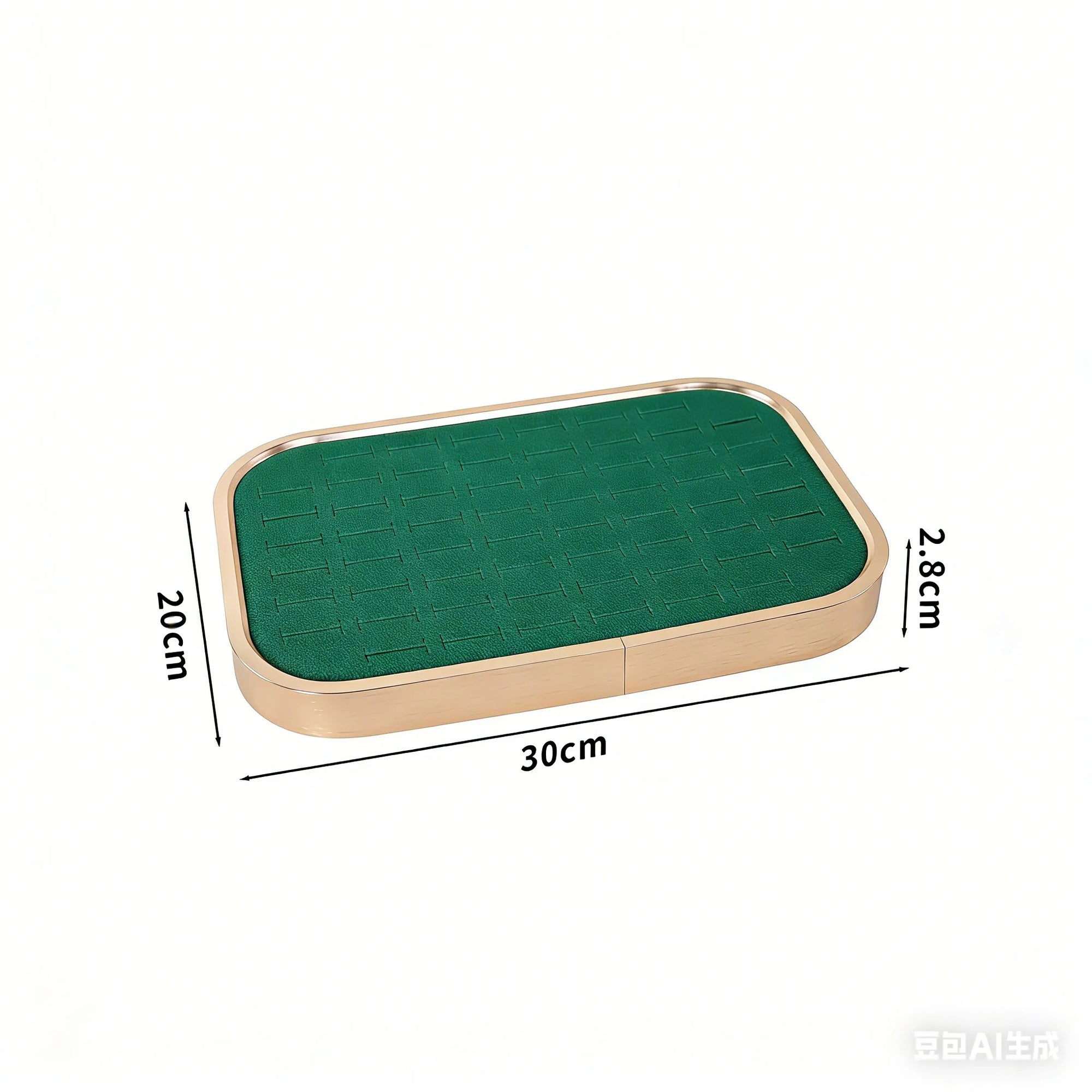 Plateau Bijoux Métal Blanc Modulable Vitrine