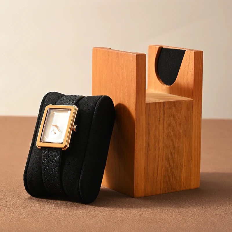 Présentoir Montre Bois Massif Bracelet Support